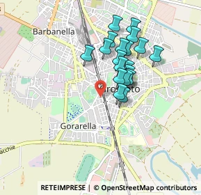 Mappa Via Andrea del Verrocchio, 58100 Grosseto GR, Italia (0.7375)
