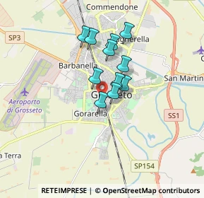 Mappa Via Andrea del Verrocchio, 58100 Grosseto GR, Italia (1.23636)