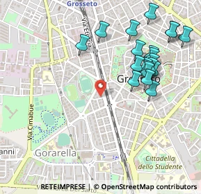 Mappa Via Andrea del Verrocchio, 58100 Grosseto GR, Italia (0.5675)