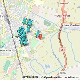 Mappa Podere Campini, 58100 Grosseto GR, Italia (1.0225)