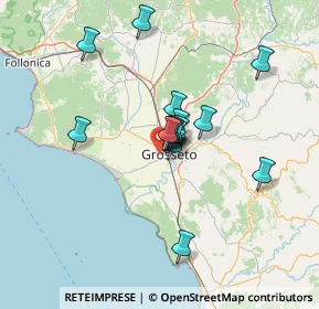 Mappa Via Nilo Palazzoli, 58100 Grosseto GR, Italia (10.27063)