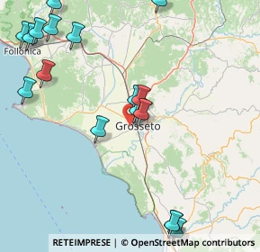Mappa Via Nilo Palazzoli, 58100 Grosseto GR, Italia (21.97706)