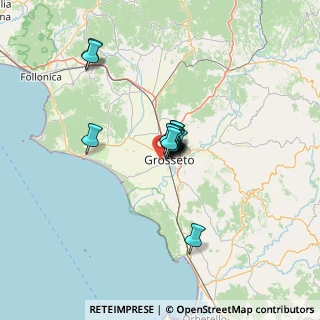 Mappa Via Nilo Palazzoli, 58100 Grosseto GR, Italia (7.88)