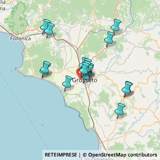 Mappa Via Nilo Palazzoli, 58100 Grosseto GR, Italia (12.36111)