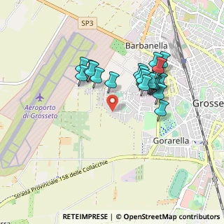 Mappa Via Nilo Palazzoli, 58100 Grosseto GR, Italia (0.826)