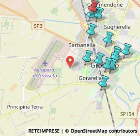 Mappa Via Nilo Palazzoli, 58100 Grosseto GR, Italia (2.43286)