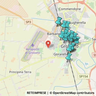 Mappa Via Nilo Palazzoli, 58100 Grosseto GR, Italia (2.0515)