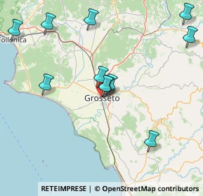 Mappa Via Vittorio Alfieri, 58100 Grosseto GR, Italia (17.89364)