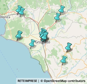 Mappa Via Spontini Gaspare, 58100 Grosseto GR, Italia (12.16)