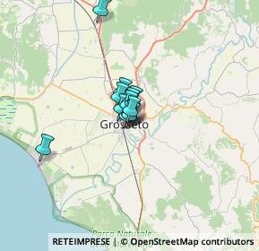 Mappa Via Spontini Gaspare, 58100 Grosseto GR, Italia (3.2025)