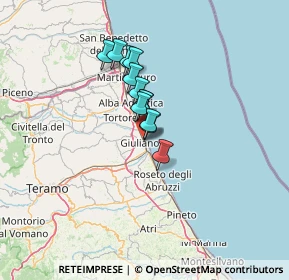 Mappa Via Amerigo Vespucci, 64021 Giulianova TE, Italia (8.6525)