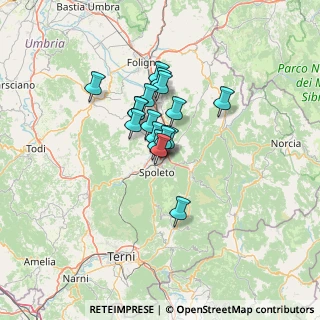 Mappa Via Ugo la Malfa, 06049 Spoleto PG, Italia (8.87471)