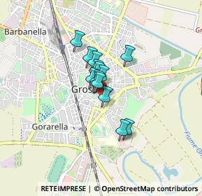 Mappa Piazza Stefano De Maria, 58100 Grosseto GR, Italia (0.49)