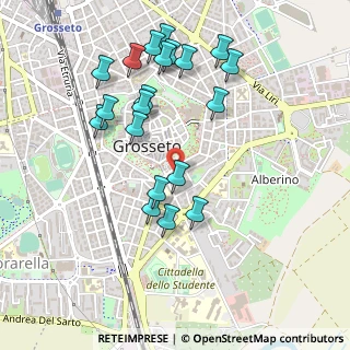 Mappa Piazza Stefano De Maria, 58100 Grosseto GR, Italia (0.5235)