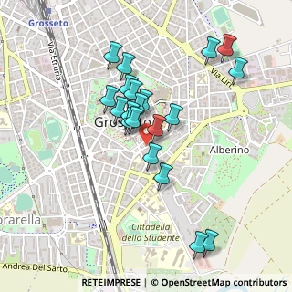Mappa Piazza Stefano De Maria, 58100 Grosseto GR, Italia (0.435)