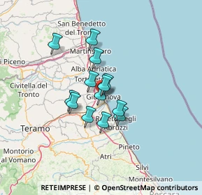 Mappa Via Battisti, 64021 Giulianova TE, Italia (9.25538)