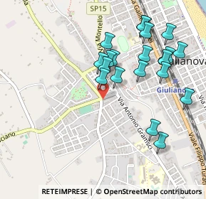 Mappa Via Battisti, 64021 Giulianova TE, Italia (0.515)