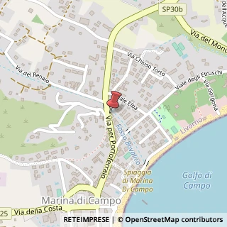 Mappa Via per Portoferraio, 412, 57034 Campo nell'Elba, Livorno (Toscana)