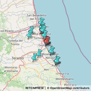 Mappa Via Trieste, 64021 Giulianova TE, Italia (10.0295)