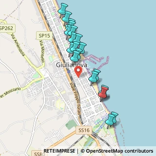 Mappa Via Trieste, 64021 Giulianova TE, Italia (0.9805)