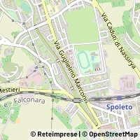 Mapa Spoleto