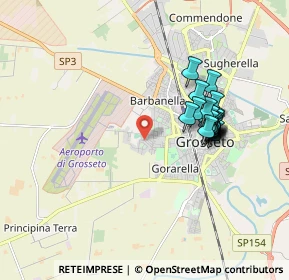 Mappa Via dei Grifoni d'Oro, 58100 Grosseto GR, Italia (1.699)