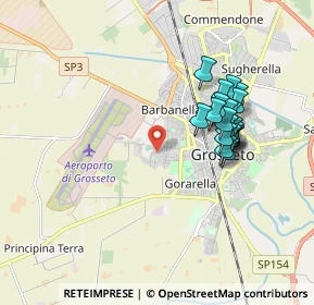 Mappa Via dei Grifoni d'Oro, 58100 Grosseto GR, Italia (1.7425)