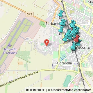 Mappa Via dei Grifoni d'Oro, 58100 Grosseto GR, Italia (1.2585)