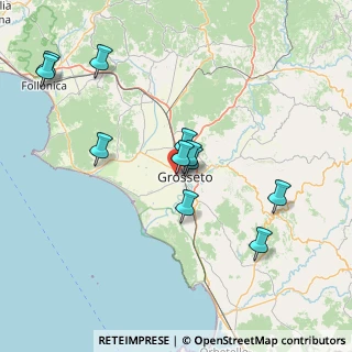 Mappa Via dei Grifoni d'Oro, 58100 Grosseto GR, Italia (15.41909)