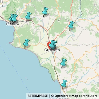 Mappa Via dei Grifoni d'Oro, 58100 Grosseto GR, Italia (19.53643)