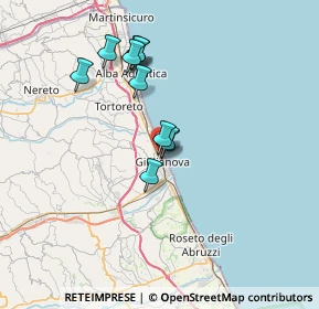 Mappa Viale Orsini, 64021 Giulianova TE, Italia (6.21455)