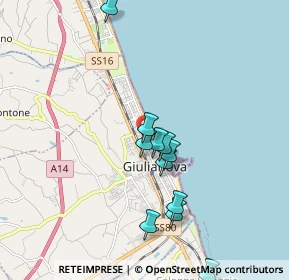 Mappa Viale Orsini, 64021 Giulianova TE, Italia (2.045)