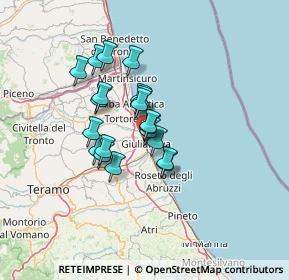 Mappa Viale Orsini, 64021 Giulianova TE, Italia (9.967)