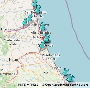 Mappa Viale Orsini, 64021 Giulianova TE, Italia (18.25083)