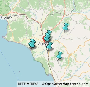 Mappa Via Aurelia Sud, 58100 Grosseto GR, Italia (7.53364)