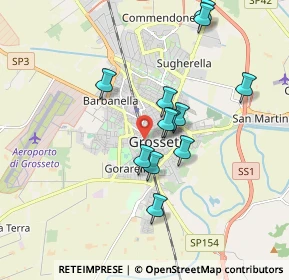 Mappa Via Aurelia Sud, 58100 Grosseto GR, Italia (1.64833)