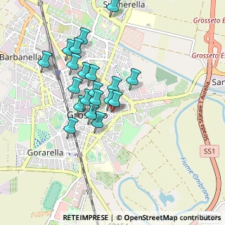 Mappa Via Arrigo Boito, 58100 Grosseto GR, Italia (0.8185)