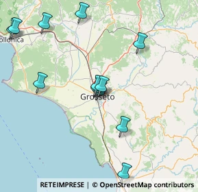 Mappa Via Arrigo Boito, 58100 Grosseto GR, Italia (17.49083)