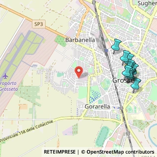 Mappa Via Perolla, 58100 Grosseto GR, Italia (1.39455)