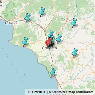 Mappa Via Luigi Ugolini, 58100 Grosseto GR, Italia (9.88188)