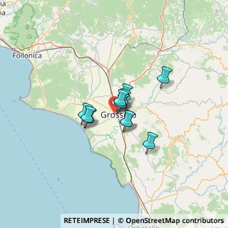 Mappa Via Luigi Ugolini, 58100 Grosseto GR, Italia (7.76)
