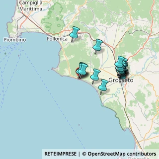 Mappa Via Pantelleria, 58043 Castiglione della Pescaia GR, Italia (13.302)
