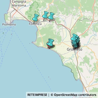 Mappa Via Pantelleria, 58043 Castiglione della Pescaia GR, Italia (15.989)