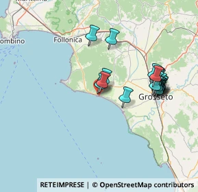 Mappa Via Pantelleria, 58043 Castiglione della Pescaia GR, Italia (14.951)