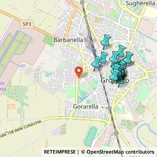 Mappa Via Giambattista Tiepolo, 58100 Grosseto GR, Italia (1.071)