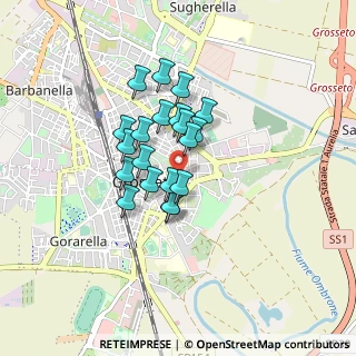 Mappa Via Alfredo Catalani, 58100 Grosseto GR, Italia (0.63)