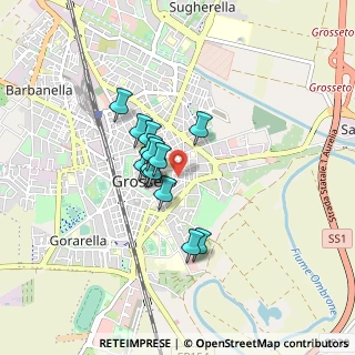 Mappa Via Alfredo Catalani, 58100 Grosseto GR, Italia (0.58786)