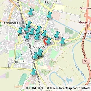 Mappa Via Alfredo Catalani, 58100 Grosseto GR, Italia (0.8565)