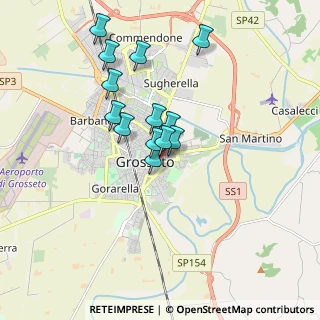 Mappa Via Alfredo Catalani, 58100 Grosseto GR, Italia (1.51462)