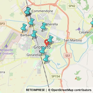 Mappa Via Alfredo Catalani, 58100 Grosseto GR, Italia (2.39545)